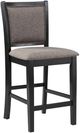 New Classic® Home Furnishings Potomac Black/Gray Counter Stool-0