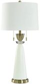 StyleCraft White Table Lamp-0