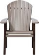 Nature's Best Furniture Customizable Adirondack Polyethylene Outdoor Dining Chair-1