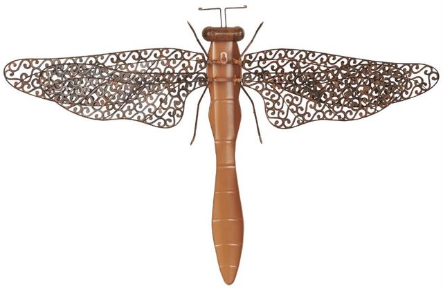 Deco Marche Brown Dragonfly Wall Decor-1