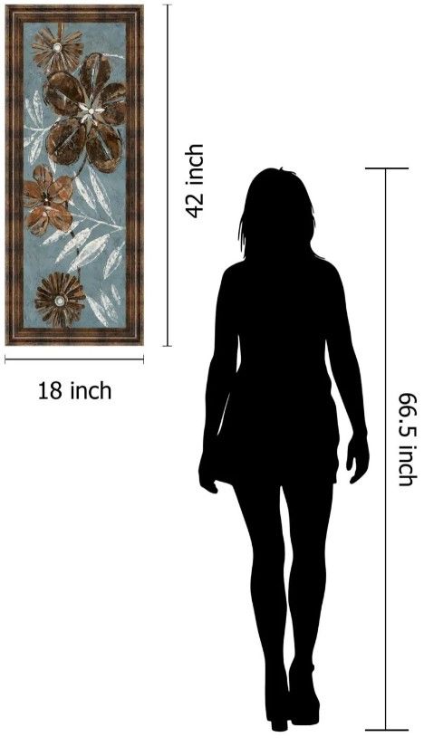 Classy Art Denim Garden Il By Maria Donovan Wall Art-3