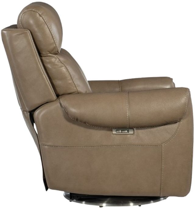 Hooker® Furniture RC Sterling Pesaro Clay Swivel Power Recliner with Power Headrest-2