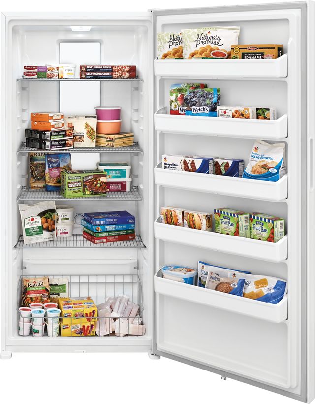 Frigidaire® 20.0 Cu. Ft. White Upright Freezer-2