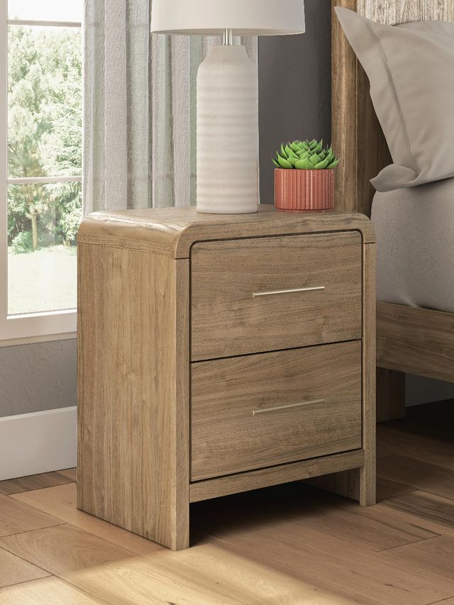 Signature Design by Ashley® Dovander Warm Natural Brown Nightstand-1