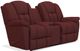 La-Z-Boy® Maverick Claret Reclining Loveseat with Console-1