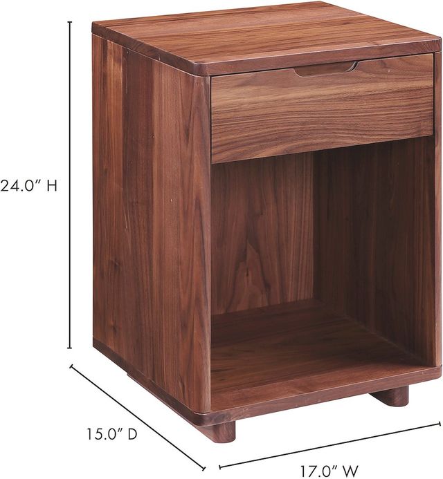 Moe's Home Collection Osamu Brown Nightstand-2