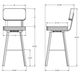 Amisco Customizable Brixton Swivel Bar Stool-1