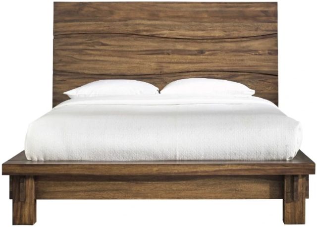 Modus Furniture Ocean Natural Sengon Queen Platform Bed-2