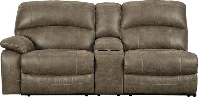 Benchcraft® Segburg 4-Piece Driftwood Power Reclining Sectional-3