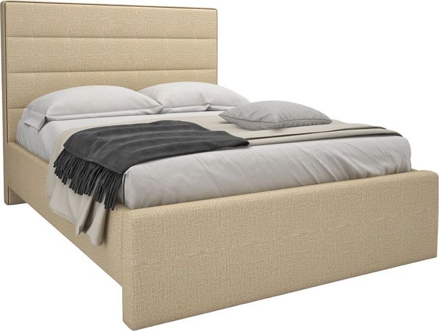 Beaudoin Customizable Adelaide Queen Upholstered Platform Bed with Absolute Footboard
