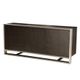 Moe's Home Collection Vincent Dark Brown Sideboard with Stainless Steel Frame-1