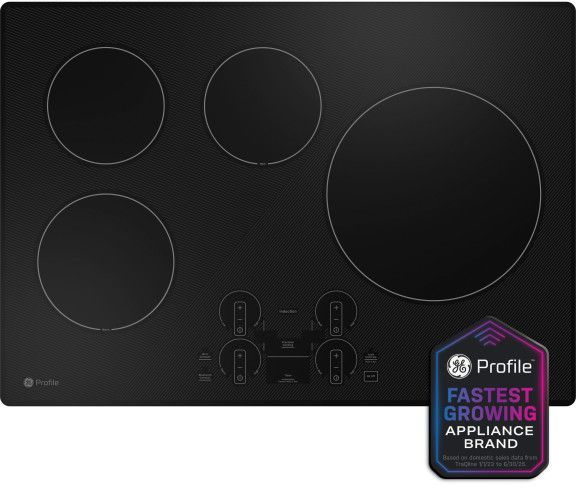 GE Profile™ 30" Black Induction Cooktop-1