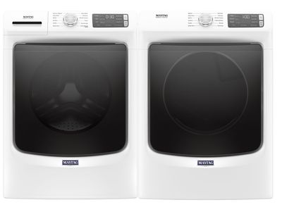 Maytag White Front Load Laundry Pair