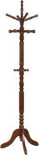 Coaster® Dark Honey Coat Rack With 11 Hooks-0
