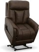 Flexsteel® Atlas Brown Power Lift Recliner with Power Headrest and Lumbar-3