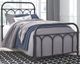 Signature Design by Ashley® Nashburg Black Youth Twin Metal Rod Bed-4