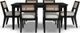 homestyles® Brentwood 7-Piece Black Rectangle Dining Set-1