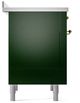 Ilve® Nostalgie II Series 36" Emerald Green Pro Style Induction Range-4