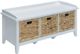 ACME Furniture Flavius Brown/White Storage Bench-0