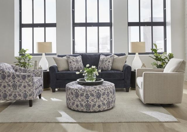Fusion Furniture Wowza Navy Sofa-1