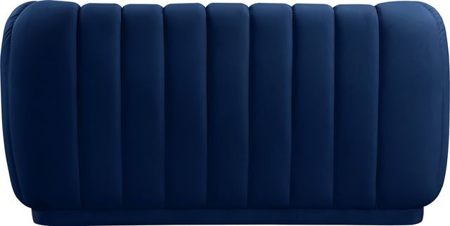 Meridian Furniture Dixie Navy Velvet Loveseat-1