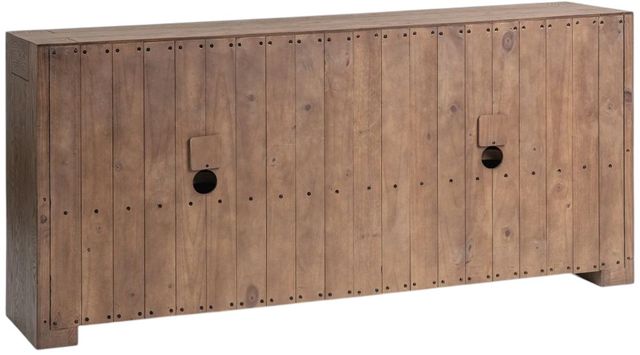 Classic Home Bristol Cafe Brown 4-Door Cabinet-4