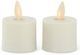 K & K Interiors Set of 2 Ivory 2 Inch Luminara Indoor Tealights-0