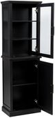 Linon Scarsdale Black Tall Cabinet-2