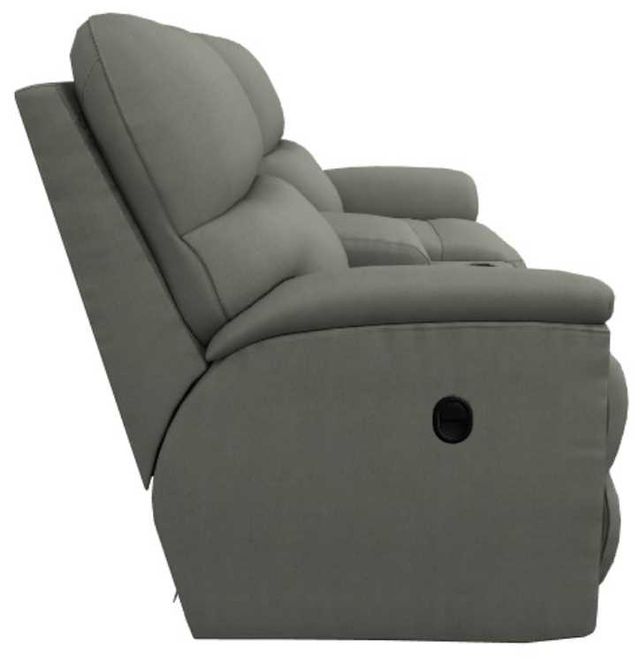 La-Z-Boy® Brooks Shadow Manual Reclining Loveseat with Console-3