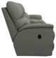 La-Z-Boy® Brooks Shadow Manual Reclining Loveseat with Console-3