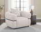 Coaster® Jeanette Beige Upholstered Round Arm Accent Chair-1