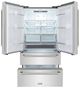 ZLINE Autograph Edition 36" 22.5 Cu. Ft. Stainless Steel Counter-Depth French Door Refrigerator with Ice Maker in Fingerprint-Resistant and Polished Nickel Helix Handles-3