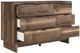 Signature Design by Ashley® Chirason Brown 6-Drawer Dresser-5