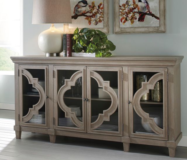Signature Design by Ashley® Fossil Ridge Gray Accent Cabinet-3
