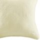 Olliix by Madison Park Quebec 2 Yellow 20"x20" Quilted Square Pillow Pair-1