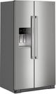 Maytag® 36" 20.9 Cu. Ft. Fingerprint Resistant Stainless Steel Counter Depth Side-by-Side Refrigerator with Arctic Blue Interior-3