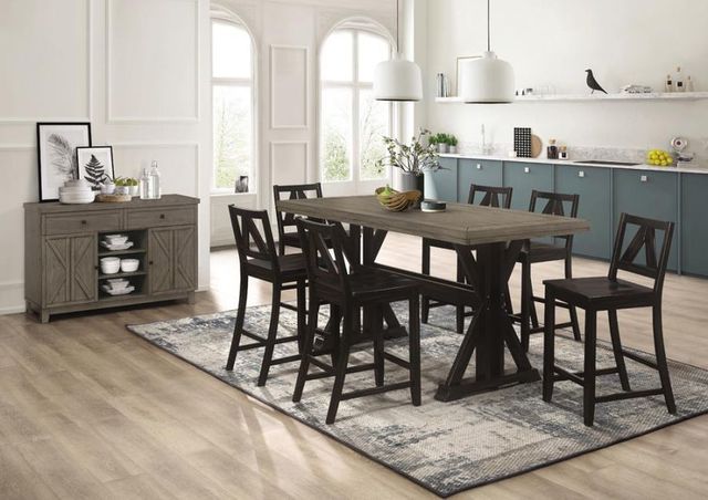 Coaster® Bairn 2-Piece Black Sand Counter Dining Chairs-3