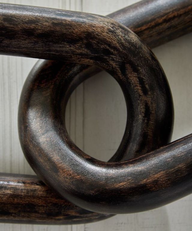 Signature Design by Ashley® Mardelby Distressed Black Sculpture-3