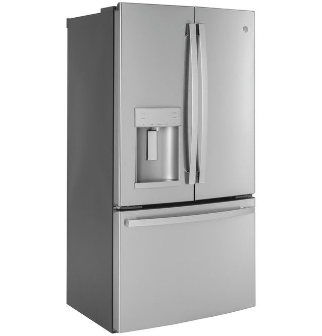 GE® 36" 22.1 Cu. Ft. Fingerprint Resistant Stainless Steel Counter Depth French Door Refrigerator-3
