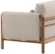 Dovetail Furniture Milburne Beige/Natural Fabric/Wooden Outdoor Sofa-5