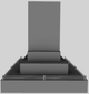 Vent-A-Hood® 42" Gunsmoke Contemporary Island Range Hood-1