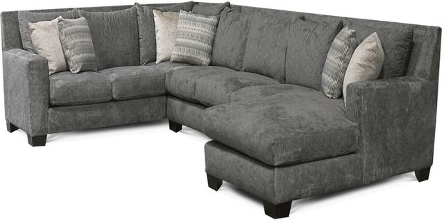 England Furniture Customizable Luckenbach Right-Arm Facing Sectional and Chaise-0
