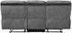 Homelegance® Muirfield Gray Manual Double Reclining Sofa-4