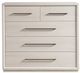 Universal Explore Home™ New Modern White Astrid Drawer Chest-2