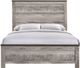 Elements International Millers Cover Gray Full Panel Bed-1