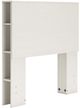 Signature Design by Ashley® Aprilyn White Twin Bookcase Headboard-0