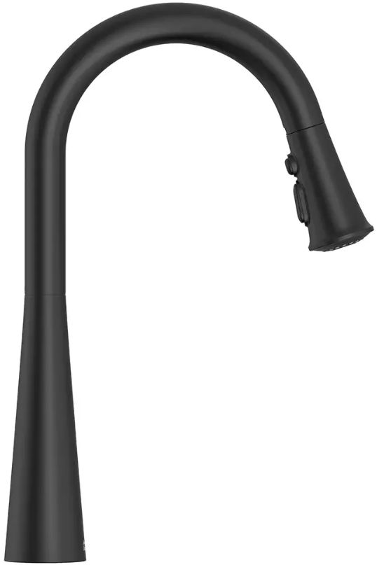 American Standard Southport Matte Black Pull-Down Dual Spray Kitchen Faucet-2