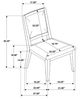 Coaster® Trofello White Washed Dining Side Chair-4