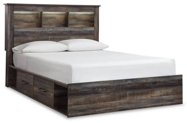 Signature Design by Ashley® Drystan 5-Piece Multi Queen Bookcase Bed Set-1