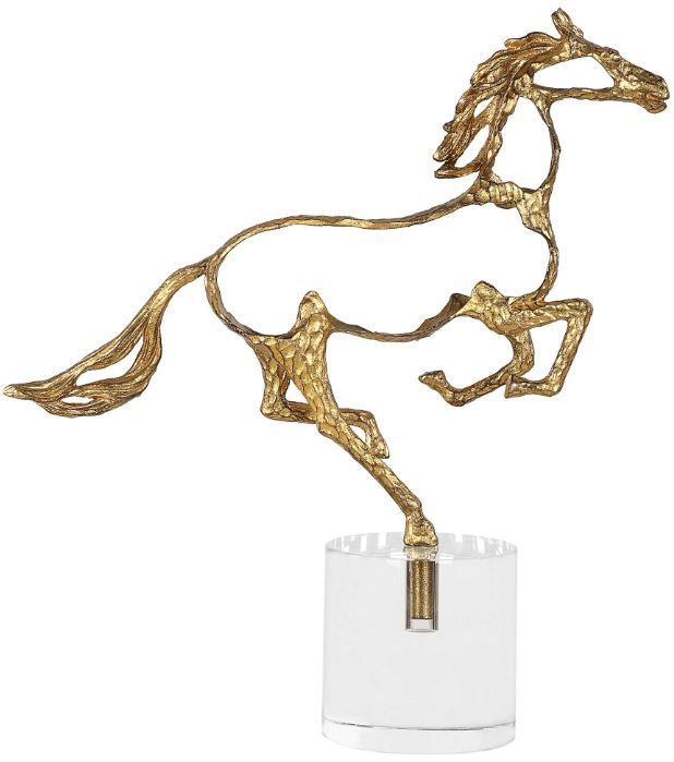 Uttermost® Gallop Gold Sculpture-0
